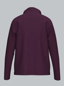 Jacke mit funkelnden Strass-Steinen Aubergine
