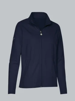 Jacke mit funkelnden Strass-Steinen Navy