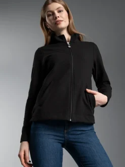 Jacke mit funkelnden Strass-Steinen Schwarz