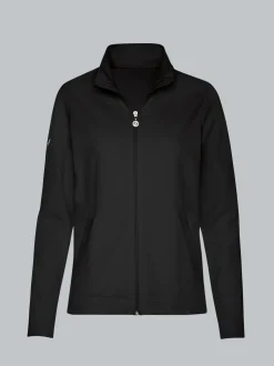 Jacke mit funkelnden Strass-Steinen Schwarz