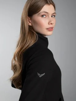 Jacke mit funkelnden Strass-Steinen Schwarz