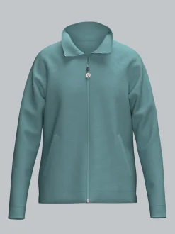 Jacke mit funkelnden Strass-Steinen Seegras
