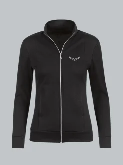 Jacke mit Kristallsteinen Schwarz