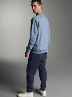 Jogginganzug in weicher Sweat-Qualität Pearl-blue