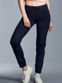 Jogginghose aus leichter Sweat-Qualität Navy