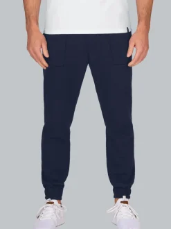 Jogginghose mit aufgesetzten Taschen Navy
