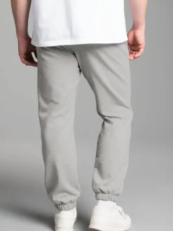 Jogginghose mit Bündchen Grau-melange