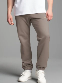 Jogginghose mit Bündchen Taupe