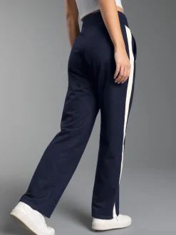 Jogginghose mit kontrastfarbigen Elementen Navy