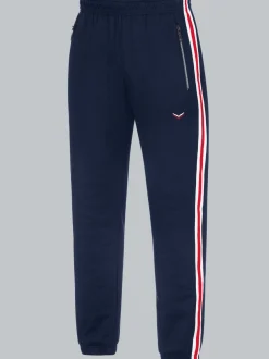 Jogginghose mit Seitenstreifen Navy