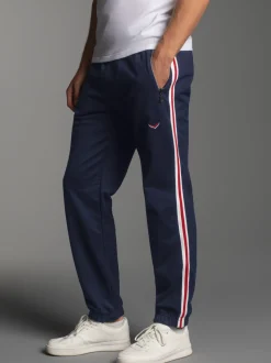 Jogginghose mit Seitenstreifen Navy
