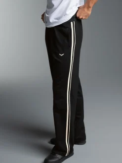 Jogginghose mit weitem Bein Schwarz