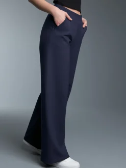 Jogginghose mit weitem Bein Navy