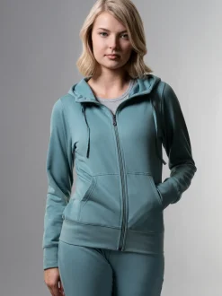 Kapuzenjacke Seegras
