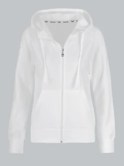 Kapuzenjacke Weiss