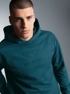 Kapuzenpullover mit großem 3D-Motiv