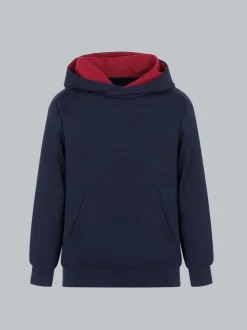 Kapuzenpullover mit Kängurutasche Navy