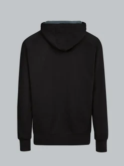 Kapuzensweatshirt aus Biobaumwolle Schwarz
