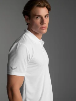 Klassisches Poloshirt COOLMAX® Weiss
