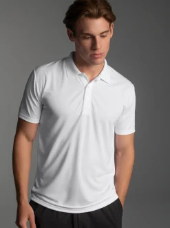 Klassisches Poloshirt COOLMAX® Weiss