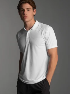 Klassisches Poloshirt COOLMAX® Weiss