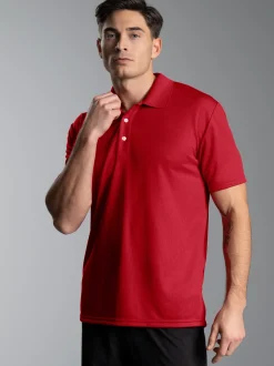 Klassisches Poloshirt COOLMAX® Kirsch