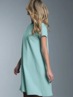 Kleid in Piqué-Qualität Gletscher