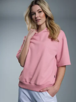 Kurzarm Hoodie Lilie