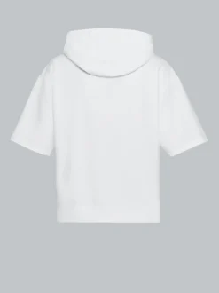 Kurzarm Hoodie Weiss