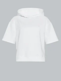 Kurzarm Hoodie Weiss