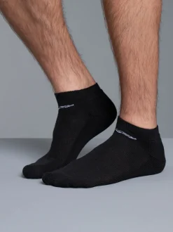 Kurzschaft-Socken im Doppelpack Schwarz
