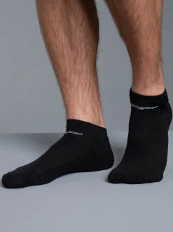 Kurzschaft-Socken im Doppelpack Schwarz