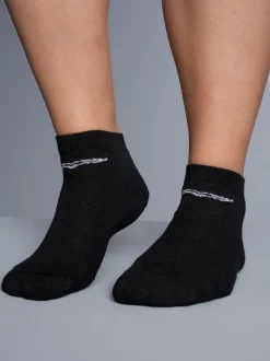 Kurzschaft-Socken im Doppelpack Schwarz