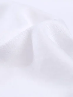 Langarm Shirt mit Stehkragen Weiss