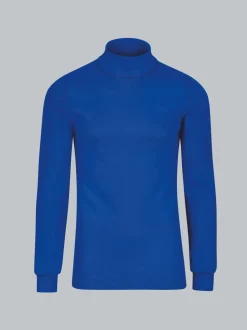Langarm Ski/Sportrollkragenpullover Royal