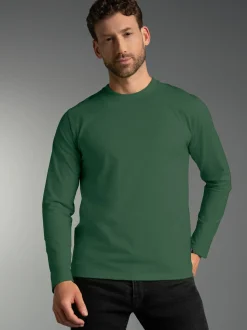 Langarmshirt aus 100% Baumwolle Efeu