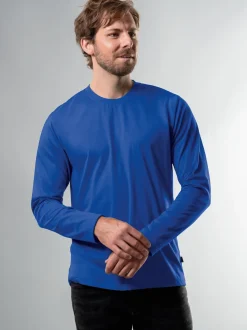 Langarmshirt aus 100% Baumwolle Royal
