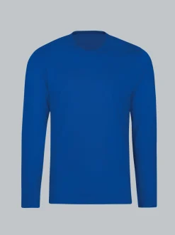 Langarmshirt aus 100% Baumwolle Royal