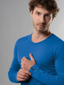 Langarmshirt Electric-blue