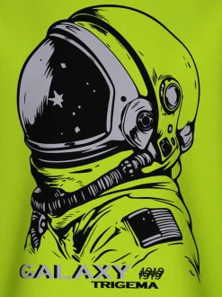 Langarmshirt mit großem Astronauten-Print Lemon