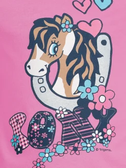 Langarmshirt mit süßem Pony-Print Candy