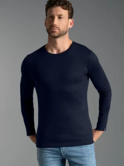 Langarmshirt Navy