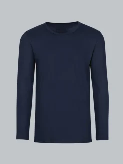 Langarmshirt Navy