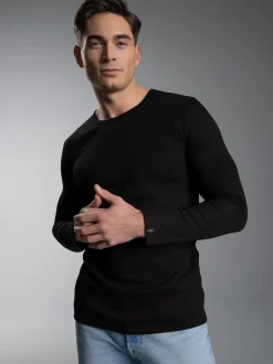 Langarmshirt Schwarz