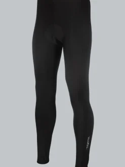 Lange Radler-Hose angeraut Schwarz
