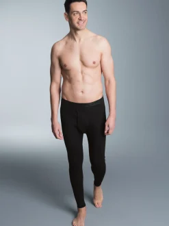 Lange Unterhose im Doppelpack Schwarz