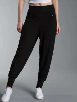 Lange Wellnesshose Schwarz