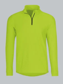 Langärmeliges Sportshirt mit Reißverschluss Lemon