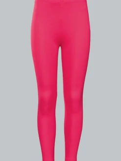 Leggings aus Baumwolle/Elastan Koralle
