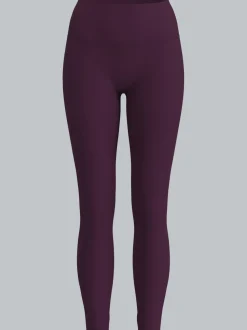 Leggings mit reflektierendem Schwinge Aubergine